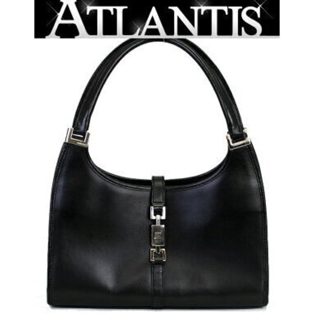 Gucci Jackie Handbag Leather Black